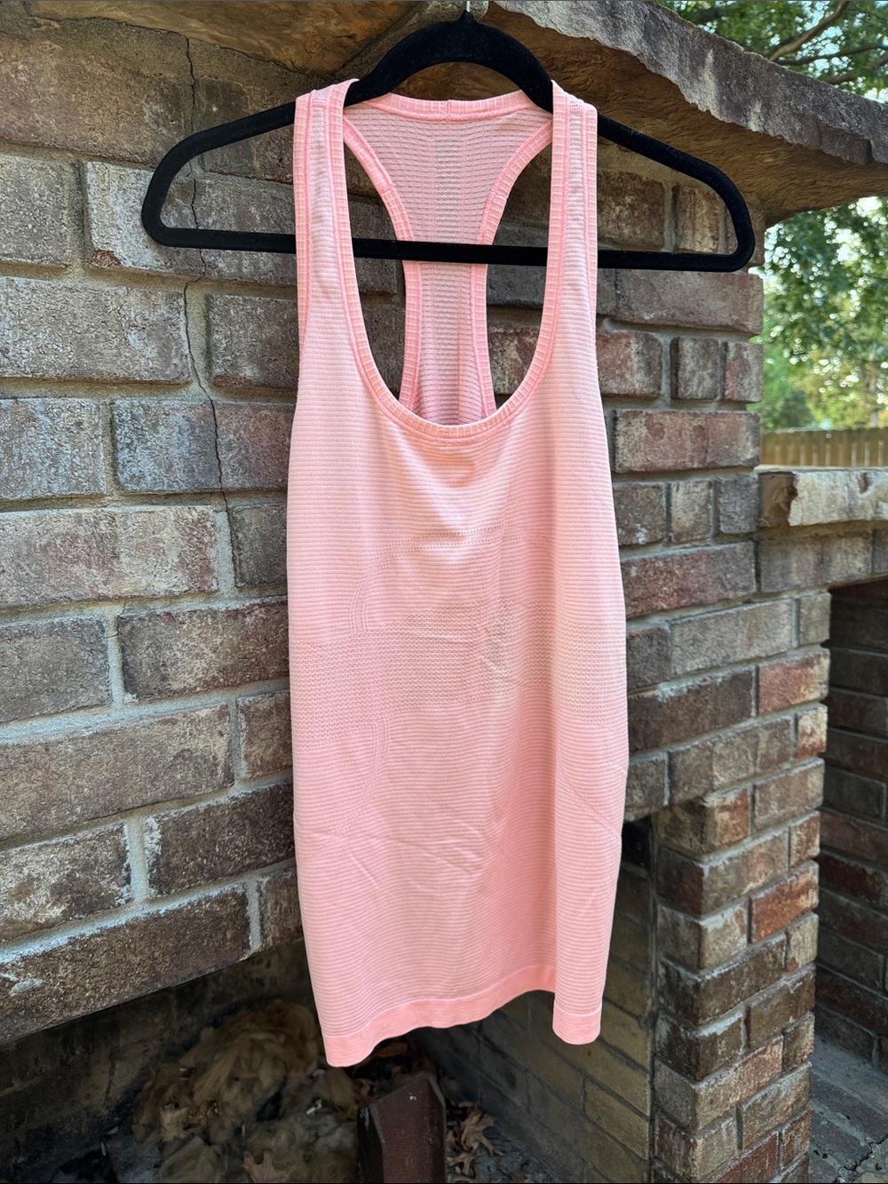 lululemon athletica Light Neon Pink Racerback Tank size 10